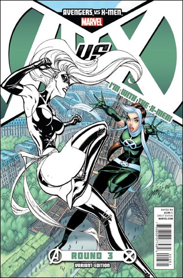 Avengers vs X-Men issue 3-F J. Scott Campbell X-Men Team Cover