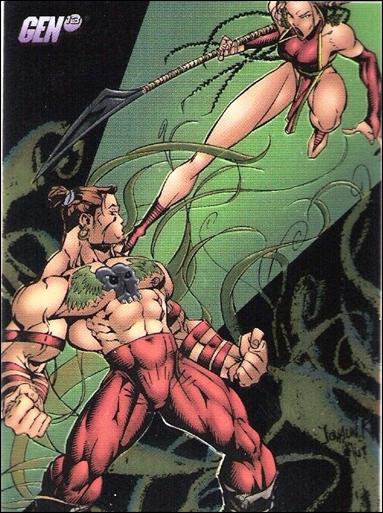 Gen13: Series 1 (Base Set) card 71 Grunge vs Jade