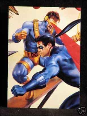 DC Versus Marvel / Marvel Versus DC (Impact Subset) card 14 Cyclops vs Nightwing