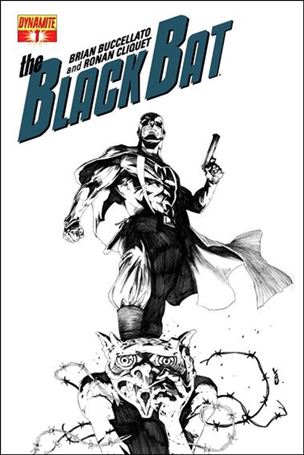 Black Bat (2013) issue 1-J Jonathan Lau 1:35 B&W Cover