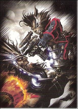 Marvel Heroes and Villains (Base Set) card 49 Rocket Raccoon vs Blastaar