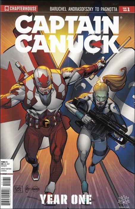 Captain Canuck: Year One issue 1-C Leonard Kirk Montreal Comiccon Cover