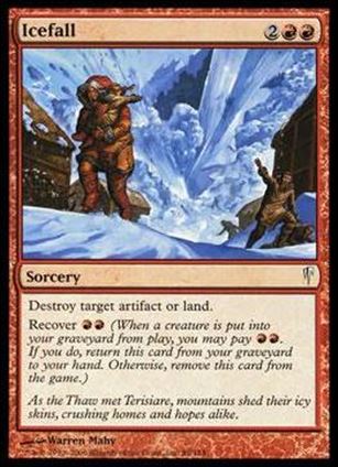 Magic the Gathering: Coldsnap (Base Set) card 85 Icefall