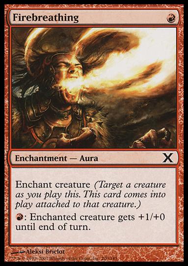 Magic the Gathering: 10th Edition (Base Set) card 200 Firebreathing