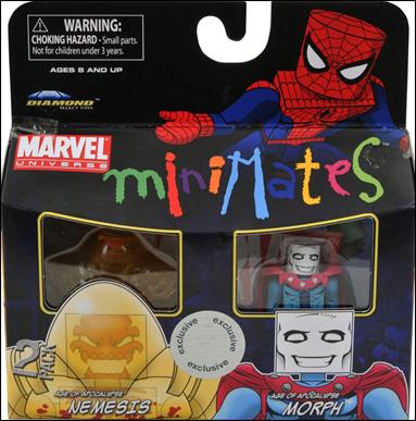 Marvel Minimates (Exclusives) figure 70 AoA Nemesis and AoA Morph