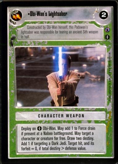 Star Wars: Reflections III (Base Set) card 197 Obi-Wan's Lightsaber