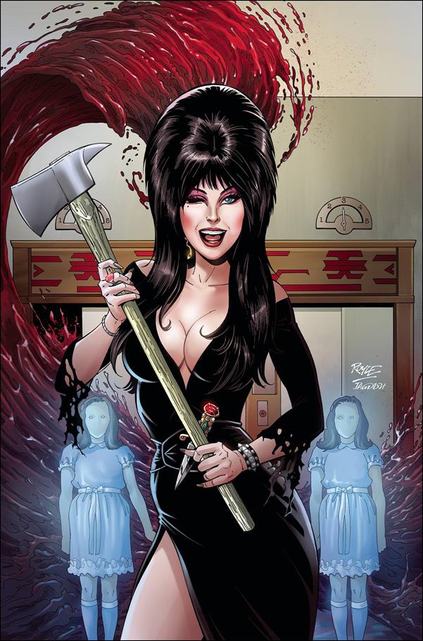 Elvira in Horrorland issue 2-J John Royle Virgin Cover