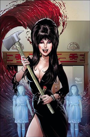 Elvira in Horrorland issue 2-J John Royle Virgin Cover