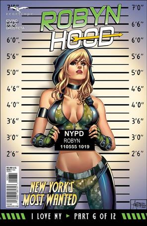 Robyn Hood: I Love NY issue 6-C Alfredo Reyes Cover