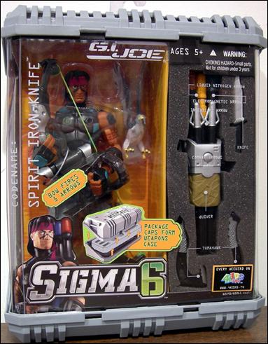 G.I. Joe: SIGMA 6 (Commando Assortment) figure 4 Spirit Iron Knife