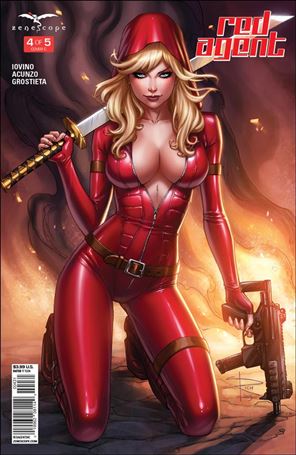 Red Agent issue 4-C Sabine Rich Cover