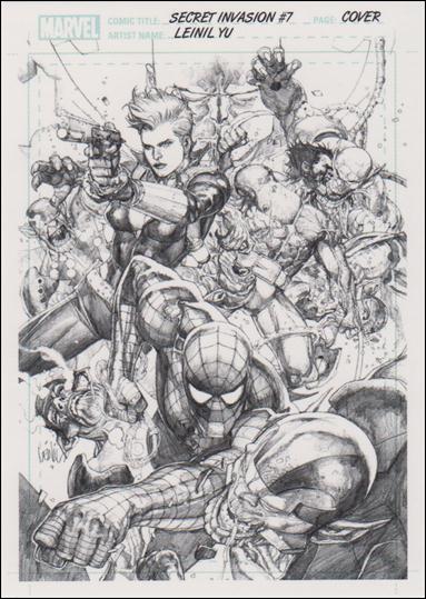 Marvel Universe 2011 (Artist Draft Subset) card AD9 Secret Invasion #7