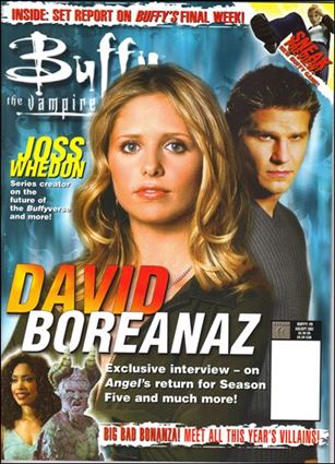 Buffy the Vampire Slayer Magazine issue 9-B Buffy & Angel Cover