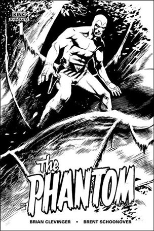 King: The Phantom issue 1-F Ron Salas 1:40 Black & White Cover