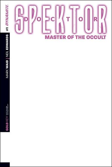 Doctor Spektor: Master of the Occult issue 1-F Blank Authentix Cover