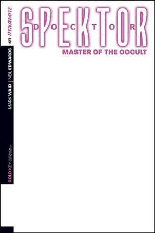 Doctor Spektor: Master of the Occult issue 1-F Blank Authentix Cover