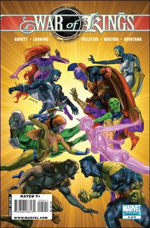 War of Kings issue 5 Brandon Peterson Cover