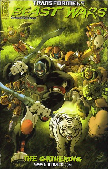 Transformers Beast Wars: The Gathering issue 1-L New Dimension Comics Cover 1/1000