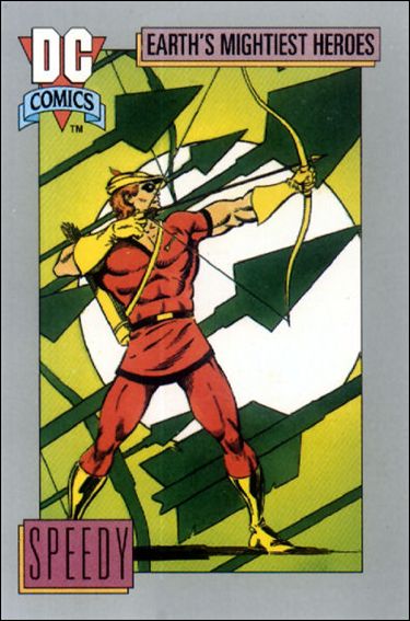 DC Cosmic Cards (Base Set) card 75 Speedy