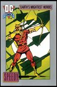 DC Cosmic Cards (Base Set) card 75 Speedy