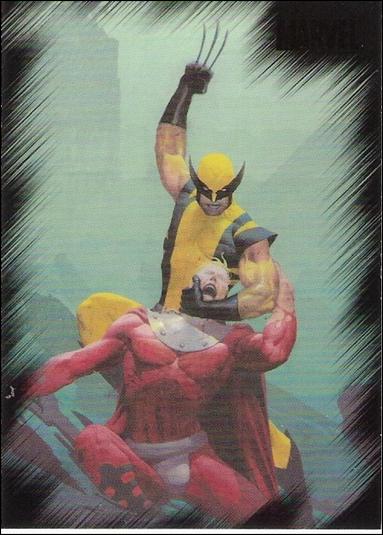 Marvel Heroes and Villains (Base Set) card 35 Wolverine vs Magneto
