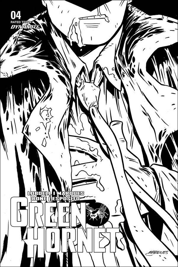 Green Hornet (2020) issue 4-C Anthony Marques 1:10 Black & White Cover