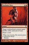 Magic the Gathering: Dissension (Base Set) card 68 Psychotic Fury
