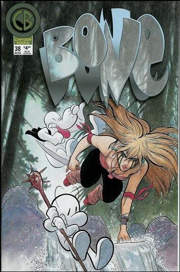 Bone (1991) issue 38-C Jeff Smith and Charles Vess Cover