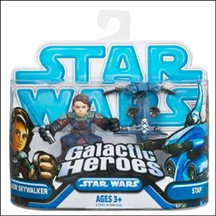 Star Wars: Galactic Heroes figure 68 Anakin Skywalker and STAP