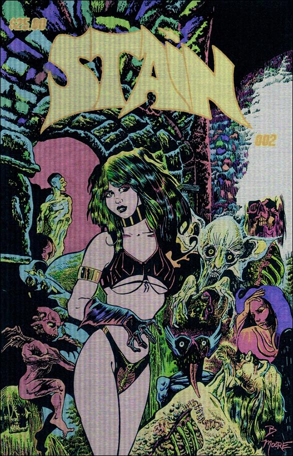 Stain (2015) issue 2-F Brad Moore Metal Cover
