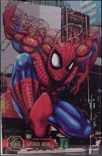 Marvel Annual Flair '95 (FlairPrint Subset) card 7 Spider-Man