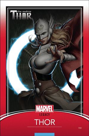 Mighty Thor (2016) issue 700-C John Tyler Christopher Trading Card Cover