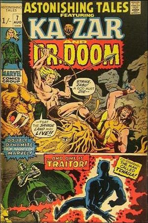 Astonishing Tales (1970) issue 7-B UK Price Cover