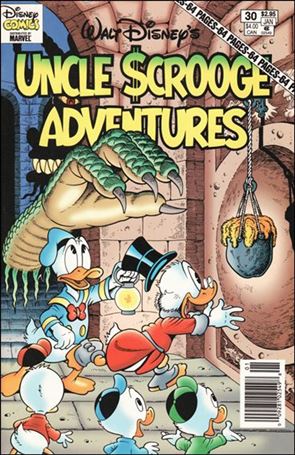 Walt Disney's Uncle Scrooge Adventures issue 30-B Marvel Cover