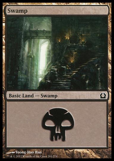 Magic the Gathering: Return to Ravnica (Base Set) card 261 Swamp