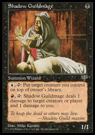 Magic the Gathering: Mirage (Base Set) card 140 Shadow Guildmage