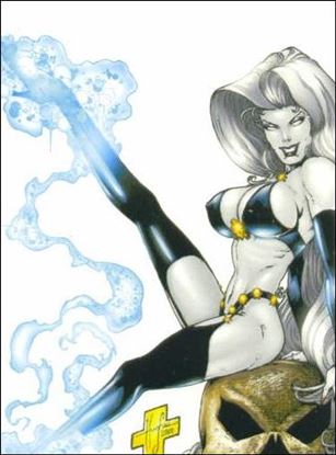 Lady Death and the Women of Chaos!: Love Bites (Base Set) card 31 Lady Death by Steven Hughes