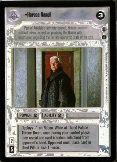 Star Wars: Reflections III (Base Set) card 128 Horace Vancil