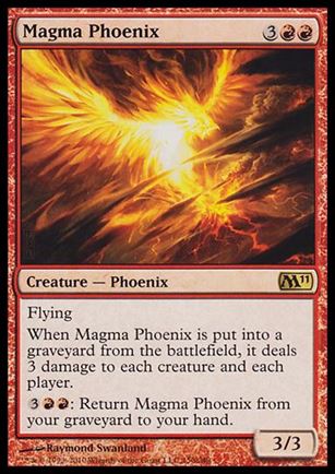 Magic the Gathering: 2011 Core Set (Base Set) card 150 Magma Phoenix