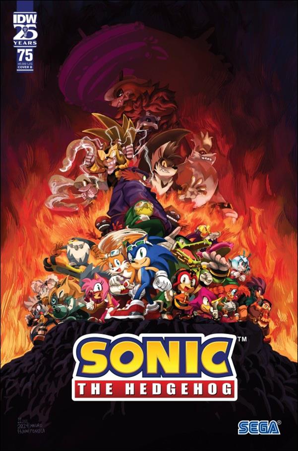 Sonic the Hedgehog (2018) issue 75-B Mauro Fonseca Cover