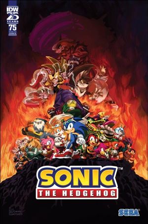 Sonic the Hedgehog (2018) issue 75-B Mauro Fonseca Cover