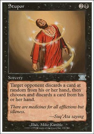 Magic the Gathering: 6th Edition (Base Set) card 158 Stupor