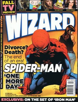 Wizard: The Magazine of Comics, Entertainment and Pop Culture issue 192 Joe Quesada Spider-Man Cover