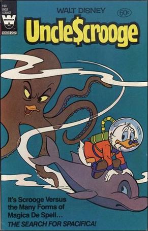 Walt Disney's Uncle Scrooge issue 193-B White Logo