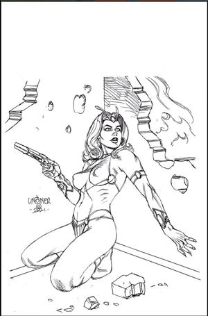 John Carter of Mars (2022) issue 1-L Joseph Michael Linsner 1:11 B&W Virgin Cover