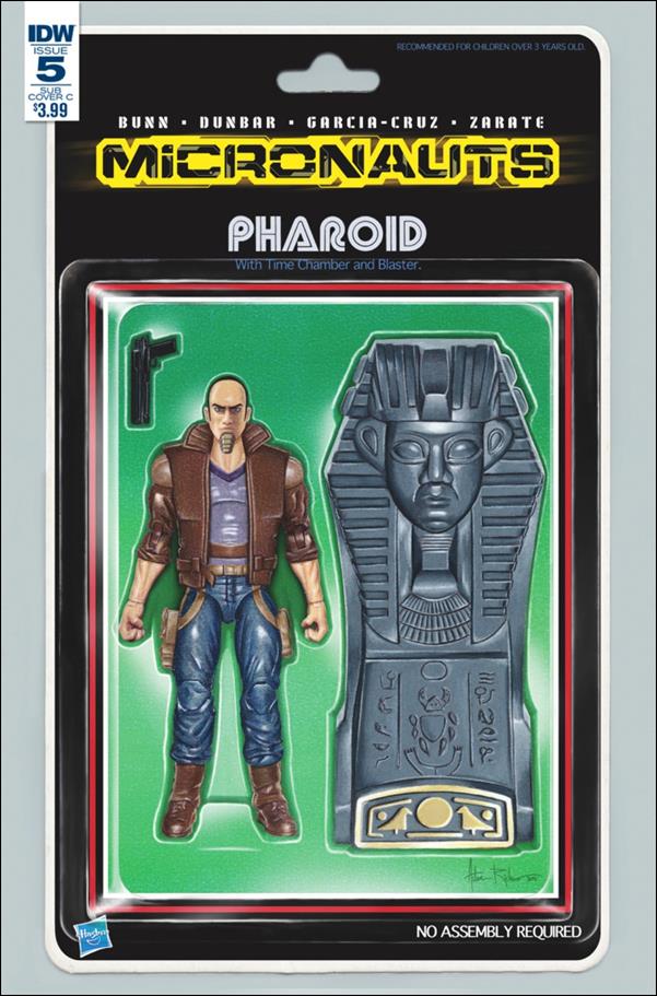 Micronauts (2016) issue 5-D Adam Riches Action Figure Subscription Cover