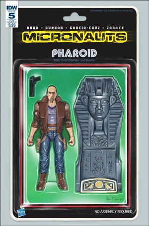 Micronauts (2016) issue 5-D Adam Riches Action Figure Subscription Cover
