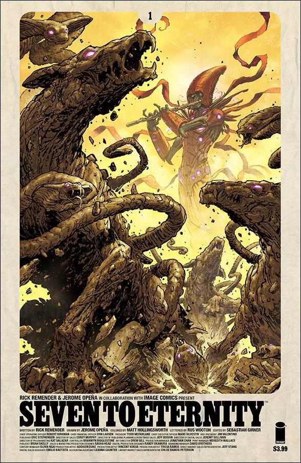 Seven to Eternity issue 1-B Tony Moore Cover