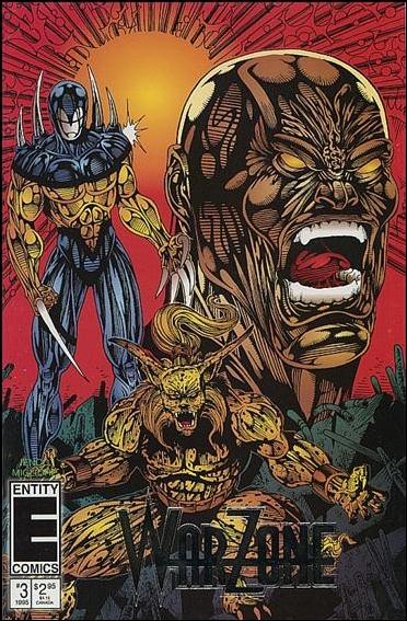Warzone issue 3 Embossed Silver Foil Cardstock Cover