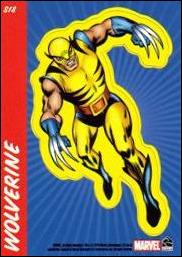 70 Years of Marvel Comics (Retro Sticker Subset) card S18 Wolverine
